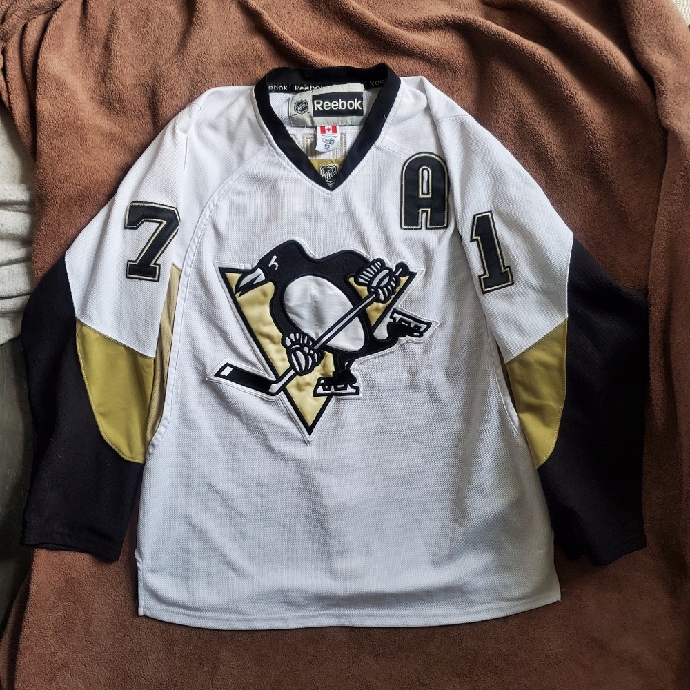 Reebok White Evgeni Malkin 71 Jersey NHL